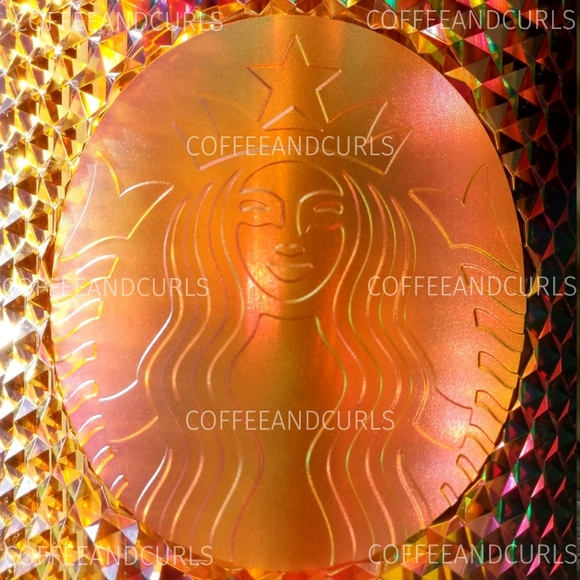 Starbucks Gold Honey Studded Bling Cold Cup 24oz Venti NWT - Picture 7 of 10